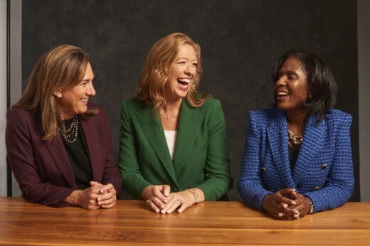 Janet Foutty, Susan MacKenty Brady, and Lynn Perry Wooten.